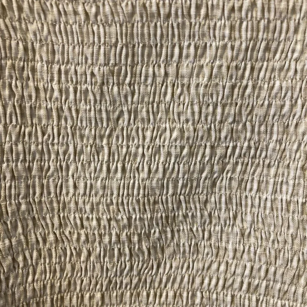 Superdown Womens Blouse Size XS Smocked Puff Sleeve Cropped Gingham Babydoll Top - Picture 7 of 11